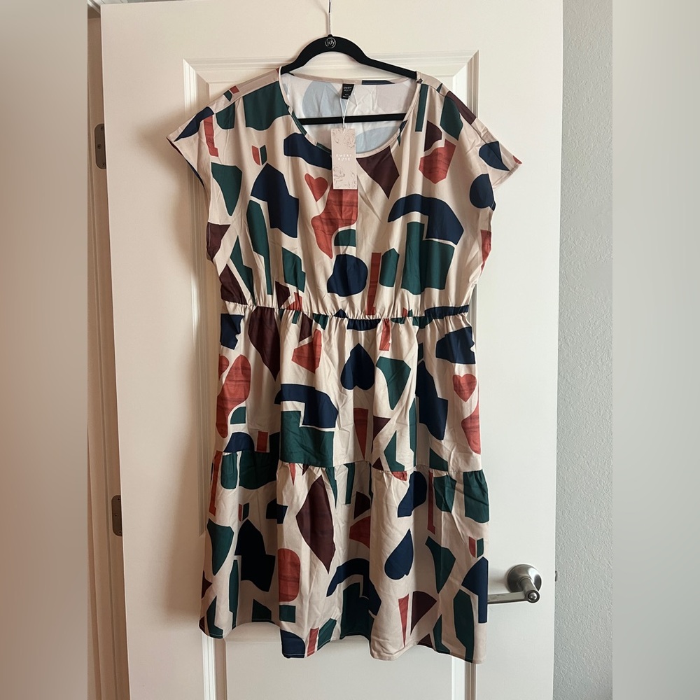Abstract Print Women's Dress